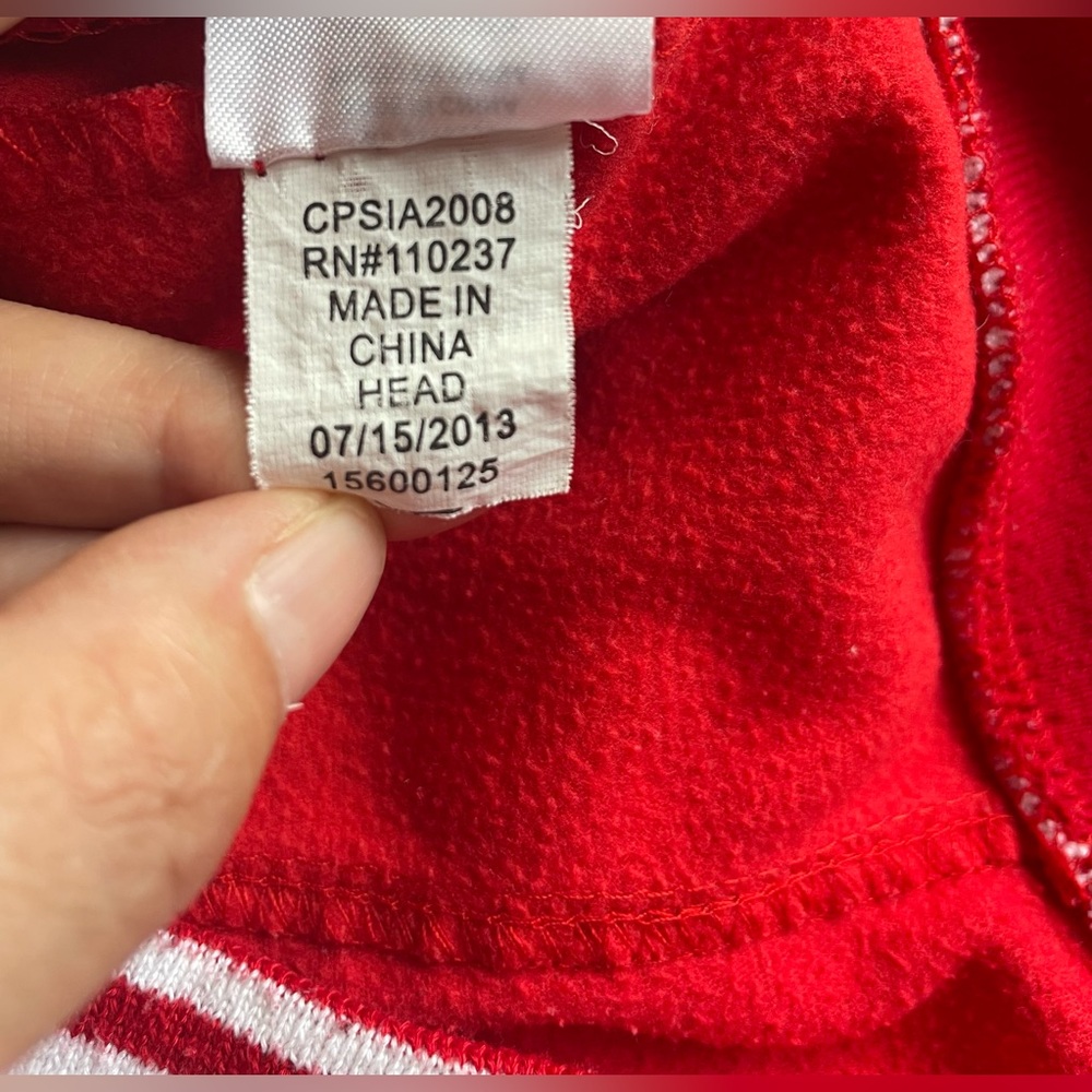 Chicago Bulls Kids Red Athletic Set 2 Top Button Size Medium - Picture 11 of 13